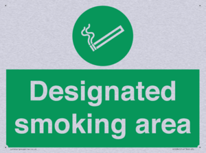 Designated smoking area